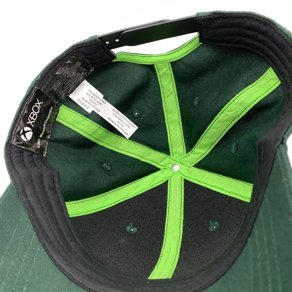 XBOX Official Gear Logo Hat Green Adjustable Snapback Cap 2021 - Picture 4 of 6